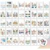 image97 DECOR Vintage Travel Decor Posters  World Travel Wall Art Prints Retro Popular Cities Photo Collage Kit Trendy City Landscape Aesthetic Pictures for Teen Dorm Bedroom Decorations 40 Pcs 4quotx6quotTravel 40x4x6