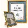 image97 Decor 8x10 Vintage Picture Frame  8x10 Picture Frame Gold Vintage 8 x10 Gold Frame For Posters Rustic 8 x 10 Frame Wall Hanging For Home Decor