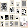 image97 Decor Bauhaus Wall Art Prints  Large Abstract Wall Art Decor Mid Century Modern Art Bauhaus Poster Midcentury Modern Painting Geometric Pictures For Bedroom Living Room UnframedBlack White Bauhaus Gx11x14
