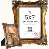image97 Decor Black And Gold Vintage Picture Frames 4x6  Vintage Oval Picture Frame 4x6 Elegant 4 X 6 Antique Frame With Glass Front For Photo Display Tabletop And Wall MountingRoyal Rectangle