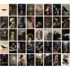 image97 Decor Dark Academia Wall Art  Dark Academia Decor For Bedroom Vintage Gothic Wall Art Prints Witchy Posters Moth Skull Painting Gothic Home Decor Aesthetic Moody Halloween Pictures UnframedDark Academia Collage