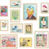 image97 Decor Eclectic FRAMED Wall Art Set  Colorful Eclectic Decor Retro Colorful Wall Art Prints Trendy Maximalist Decoration Aesthetic Pictures Gallery Wall Prints Famous Artist Posters For Bedroom BEIGE FRAMEEclectic Brighten 12x8x10