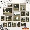 image97 Decor Halloween Bathroom Decor  Vintage Ghost Wall Art Prints Gothic Bathroom Wall Art Posters For Room Aesthetic Spooky Ghost Pictures Cute Halloween Decorations Indoor For Home unframedVintage Ghost