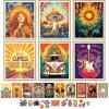 image97 Decor Hippie Room Decor For Bedroom Aesthetic  Boho Hippie Wall Decor 70s Retro Wall Art Prints Groovy Pictures Hippy Collage Cute Hippy Posters For Dorm Home 8x10 UnframedHippie and Stickers