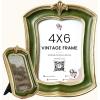 image97 Decor Oval 5x7 Picture Frame  Small Vintage Picture Frames 5x7 Elegant Oval Frame 5 X 7 For Wall Hanging Vintage Frames 5x 7 Antique Home DecorGolden Green Rectangle