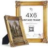 image97 Decor Rustic 5x7 Gold Picture Frame Gold Vintage Frame 5x7 Antique Golden Photo Frames 5 By 7 Picture Frame Ornate Frames For Tabletop And Wall HangingGold Rectangle