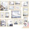 image97 Decor Rustic Nautical Wall Decor  Vintage Nautical Wall Art Farmhouse Coastal Prints Ship Painting Vintage Beach Posters Ocean Art Prints Sailboat Pictures For Home Bedroom 8x10 UnframedBright Coastal Gx11x14