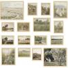 image97 Decor Vintage 11X14 16PCS FRAMED Wall Art  Framed Vintage Wall Art Prints Vintage Posters For Room Aesthetic Lanscape Prints For Wall Decor Moody Gallery Wall Pictures Botanical Paintings For Home Bedroom BEIGE FRAMEVintage