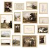 image97 Decor Vintage 16PCS FRAMED Wall Art  Framed Vintage Wall Art Prints Vintage Posters For Room Aesthetic Lanscape Prints For Wall Decor Moody Gallery Wall Pictures Botanical Paintings For Home Bedroom BEIGE FRAMEVintage