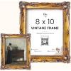 image97 Decor Vintage 8x10 Picture Frame Gold  Rustic 8x10 Gold Frame Ornate Golden Picture Frame 8 x 10 Antique Golden 8 x 10 Frames Victorian 8 By 10 Frames For Wall HangingBronze