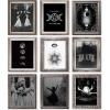 image97 Decor Witchy Home Decor  Gothic Bedroom Wall Art Horror Goth Room Aesthetic Halloween Witchy Wall Art Prints Creepy Dark Posters 8x10 Unframed