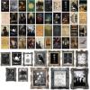 image97 Decor Witchy Home Decor  Vintage Gothic Decor for Home Creepy Goth Posters Halloween Art Prints