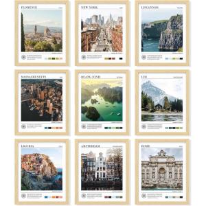 image97 DECOR Vintage Travel Decor Posters  World Travel Wall Art Prints Retro Popular Cities Photo Collage Kit Trendy City Landscape Aesthetic Pictures for Teen Dorm Bedroom Decorations 40 Pcs 4quotx6quotCities