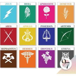 image97 Decor Ancient Greek Mythology Decor  Greek Decoration Apollo God Posters Greece Mythology Gifts Greece Wall Art Prints Aphrodite Poseidon Athena Goddess Party Decorations 8x10 UnframedGreek 3