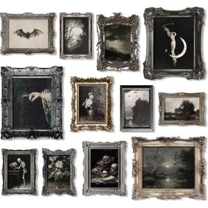 image97 Decor Dark Academia Decor For Bedroom  Moody Wall Art Prints Vintage Gothic Decorations For Home Dark Academia Posters For Room Aesthetic Pictures Edgy Gallery Wall Paintings Unframed