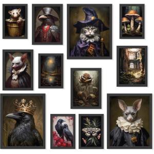 image97 Decor Dark Academia Wall Art Prints  Gothic Bedroom Decor Vintage Goth Posters For Room Aesthetic Halloween Witchy Prints Moody Goth Room Decor Emo Home Decorations unframedRoyal Whimsigoth