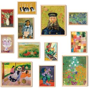 image97 Decor Eclectic FRAMED Wall Art Set  Colorful Eclectic Decor Retro Colorful Wall Art Prints Trendy Maximalist Decoration Aesthetic Pictures Gallery Wall Prints Famous Artist Posters For Bedroom BEIGE FRAMEEclectic Ordinary 12x8x10