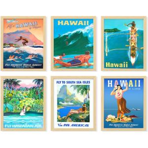 image97 Decor Funny Cat Poster  8x10 Cat Art Wall Decor Cute Cats Pictures Kitty Cats Wall Art Prints Funny Animal Painting for Home Bedroom Decorations UNFRAMEDHawaiian