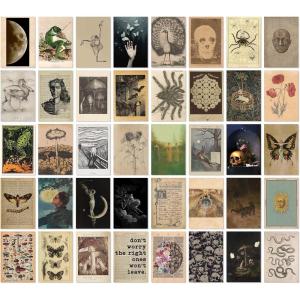image97 Decor Goblincore Room Decor  Goblin Core Posters For Room Aesthetic Pictures Cottage Core Wall Art Prints Earthy Mushroom Collage Fantasy Nature Decorations For Bedroom Dorm UnframedVintage Collage 40x4x6