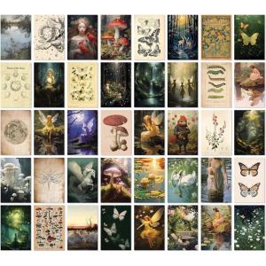 image97 Decor Goblincore Room Decor  Goblin Core Posters For Room Aesthetic Pictures Cottage Core Wall Art Prints Earthy Mushroom Collage Fantasy Nature Decorations For Bedroom Dorm UnframedFairycore 40x4x6