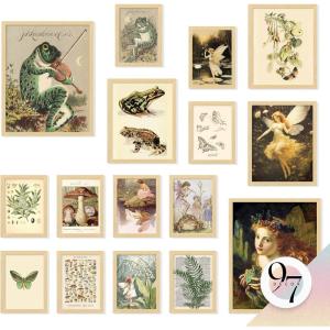 image97 Decor Large 11x14 Fairy Core Room Decor  Large Fairy Decor For Bedroom Vintage Cottage Core Wall Decor Cottagecore Wall Art Prints Nature Pictures Earthy Posters For Room Aesthetic unframed