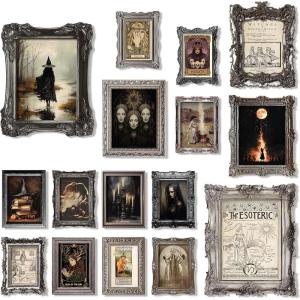 image97 Decor Large 11x14 Witchy Room Decor Aesthetic  Vintage Gothic Decor For Bedroom Goth Room Decor Aesthetic Halloween Witchy Wall Art Prints Creepy Dark Witch Posters Spooky Wall Decor Unframed