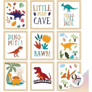 image97 Decor Space Decor For Boys Room  Space Poster For Kids Room Spaces Wall Art Prints Baby Boy Nursery Wall Arts Astronaut Pictures Toddler Rooms For Boys Bedroom Classroom 8x10 UnframedDinosaur Art