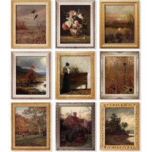 image97 Decor Vintage Wall Art Decor  Vintage Fall Prints Rustic Farmhouse Wall Decor Neutral Autumn Landscape Pictures French Country Posters For Home Bedroom Living Room Decorations 8x10 Unframed