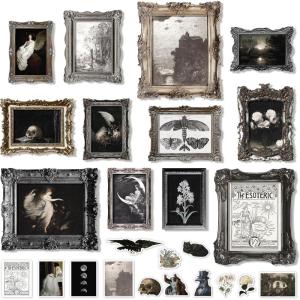 image97 Decor Large 11x14 Gothic Home Decor Aesthetic  Large Vintage Witchy Decor Gothic Wall Art Goth Room Witch Pictures Witchy Halloween Dark Goth Posters For Bedroom Decorations UnframedGothic Romantic Gx8x10