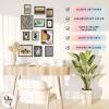 image97 Decor Eclectic Wall Art Framed  Modern Maximalist Wall Decor Unique Colorful Prints For Wall Decorations Aesthetic Pictures Retro Framed Gallery Wall Art Set Artsy Room Posters For Home Bedroom BLACK FRAME