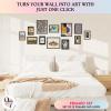 image97 Decor Eclectic Wall Art Framed  Modern Maximalist Wall Decor Unique Colorful Prints For Wall Decorations Aesthetic Pictures Retro Framed Gallery Wall Art Set Artsy Room Posters For Home Bedroom BLACK FRAME