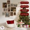 image97 Decor Vintage Christmas Prints Unframed  Moody Christmas Pictures Wall Decor Aesthetic Holiday Poster Winter Art Reindeer Pine Tree Photo Santa Artwork Retro Xmas Painting For Home BedroomVintage Christmas