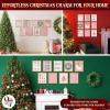 image97 Decor Vintage Christmas Prints Unframed  Moody Christmas Pictures Wall Decor Aesthetic Holiday Poster Winter Art Reindeer Pine Tree Photo Santa Artwork Retro Xmas Painting For Home BedroomPink Christmas