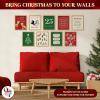 image97 Decor Vintage Christmas Prints Unframed  Rustic Christmas Wall Art Winter Pictures Wall Decor Aesthetic Pine Tree Prints Reindeer Poster Xmas Artwork Santa Photo Holiday Decorations For BedroomChristmas 9Pcs