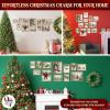 image97 Decor Vintage Christmas Prints Unframed  Rustic Christmas Wall Art Winter Pictures Wall Decor Aesthetic Pine Tree Prints Reindeer Poster Xmas Artwork Santa Photo Holiday Decorations For BedroomWhite Vintage