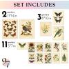 image97 Decor FRAMED Vintage Botanical Wall Art Decor  Large Plant Posters For Room Aesthetic Vintage Botanical Prints Nature Wall Decor Floral Pictures Butterfly Bird Art For Home Bedroom BEIGE FRAMEBotanical