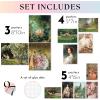image97 Decor FRAMED Vintage Victorian Decor for Home  Coquette Vintage Art Prints Light Victorian Wall Art Classic Maximalist Wall Decorations Old Paintings Woman Portrait Pictures for Bedroom BLACK FRAMEBaroque Victorian Gx8x10