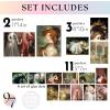 image97 Decor FRAMED Vintage Victorian Decor for Home  Coquette Vintage Art Prints Light Victorian Wall Art Classic Maximalist Wall Decorations Old Paintings Woman Portrait Pictures for Bedroom BLACK FRAMERoyal Victorian Gx11x14