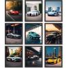 image97 Decor FRAMED Classic Car Posters for Bedroom  Muscle Car Posters For Boys Room Vintage Muscle Car Decor Race Cars Pictures Wall Decorations Antique Old Muscles Cars Wall Art Prints for Mens BLACK FRAMECAR 1