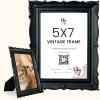 image97 Decor Gold Vintage Picture Frames 8x10  Vintage Gold Frames 8x10 For Tabletop And Wall Hanging Decorative Ornate 8 By 10 Frame Antique Wall DecorBlack Vintage