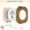 image:image97 Decor Black Vintage Picture Frames 3x3  Mini Round Gothic Picture Frame 3x3 Small Ornate Frame For Table Top And Wall Hanging Handcrafted Resin Goth Home Decor Gallery Wall ArtVictorian Gold Round