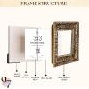 image:image97 Decor Black Vintage Picture Frames 3x3  Mini Round Gothic Picture Frame 3x3 Small Ornate Frame For Table Top And Wall Hanging Handcrafted Resin Goth Home Decor Gallery Wall ArtVictorian Square
