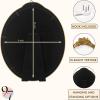 image:image97 Decor Black Vintage Picture Frames 3x3  Mini Round Gothic Picture Frame 3x3 Small Ornate Frame For Table Top And Wall Hanging Handcrafted Resin Goth Home Decor Gallery Wall ArtRose Oval