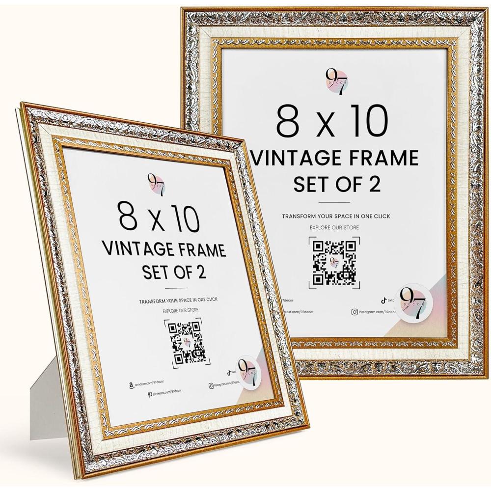 image:image97 Decor Small Gold Picture Frames Set No Standing amp Backing  5 Mini Vintage Frames For Galley Wall Assorted Gold Vintage Picture Frame Bulk Antique Ornate Miniature Frame NonmagneticSilver Old Gold