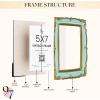image:image97 Decor Mini 4x4 Round Picture Frame  Circle 4x4 Picture Frame Gold Small Gold Frames 4 Inch For Wall Hanging Antique Home DecorCinderella Blue Gold