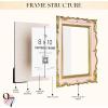 image:image97 Decor Mini 4x4 Round Picture Frame  Circle 4x4 Picture Frame Gold Small Gold Frames 4 Inch For Wall Hanging Antique Home DecorCoquette Pink Gold