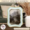 image:image97 Decor Mini 4x4 Round Picture Frame  Circle 4x4 Picture Frame Gold Small Gold Frames 4 Inch For Wall Hanging Antique Home DecorGolden Victorian