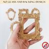 image:image97 Decor Small Gold Picture Frames Set No Standing amp Backing  5 Mini Vintage Frames For Galley Wall Assorted Gold Vintage Picture Frame Bulk Antique Ornate Miniature Frame Nonmagnetic10 PCS