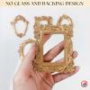 image:image97 Decor Small Gold Picture Frames Set No Standing amp Backing  5 Mini Vintage Frames For Galley Wall Assorted Gold Vintage Picture Frame Bulk Antique Ornate Miniature Frame Nonmagnetic5 PCS
