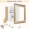 image:image97 Decor Small Gold Picture Frames Set No Standing amp Backing  5 Mini Vintage Frames For Galley Wall Assorted Gold Vintage Picture Frame Bulk Antique Ornate Miniature Frame NonmagneticSilver Old Gold